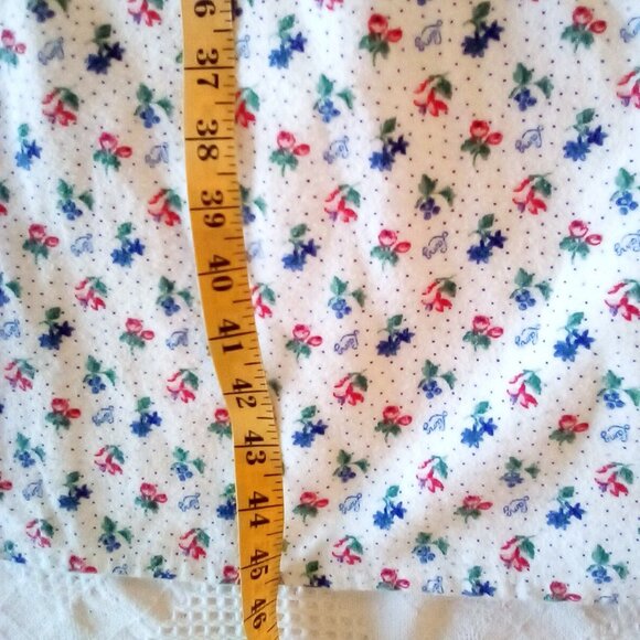 Womens Lanz Of Salzburg  Cottagecore flannel nightgown Heart Buttons Size S - Picture 14 of 16